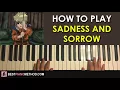Download Lagu Naruto - Sadness and Sorrow (Piano Tutorial Lesson)