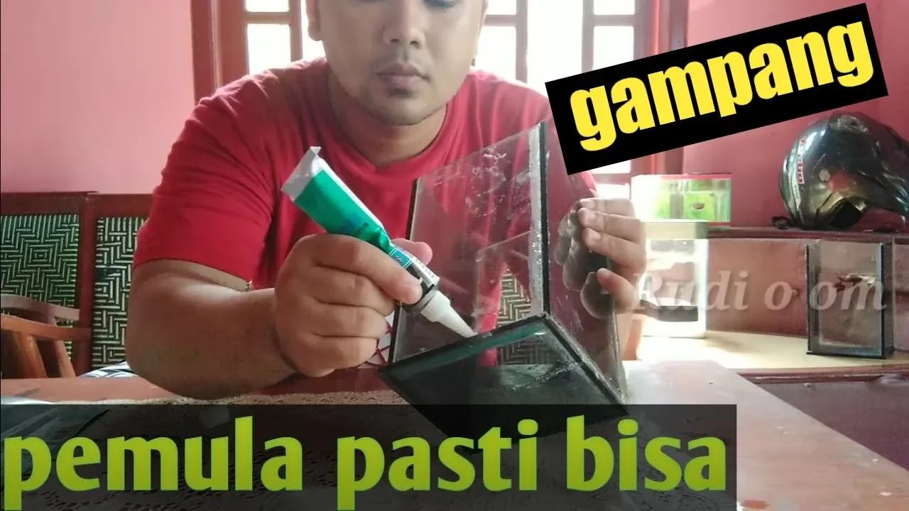 Aquarium Bocor Namun Sudah Terisi Air? Jng Khawatir. Tutorial Menambal  Yang Bocor Tanpa Kuras Air.