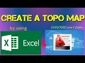 How to Create a Topo Map by using Excel and AutoCAD English