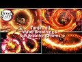 DEMON SLAYER kimetsu no yaiba - Tanjiro all Water Breathing and Sun Breathing Forms 4k 60FPS