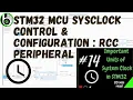 Clock control in STM32 MCU Clock sources HSE HSI PLL and Configuration CFGR ACR STM32F1 BluePill