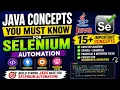 Java Concepts for Selenium Everything You Need to Know