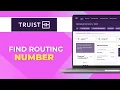 How To Find Routing Number On Truist App Quick Easy