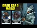 Warframe Baro Ki Teer Brings Primed Rubedo Lined Barrel And Weapons