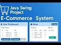 E-Commerce Application in Java Swing User Shop Dashboard Java Project with Source Code