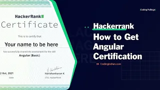 How to complete Hackerrank Certification Test Angular Basic codingindian com