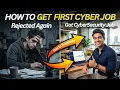 How to Get a Cybersecurity Job in 2026 Real Roadmap for Freshers
