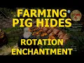 The Witcher 3 Money Farming - Pig Hides Rotation Enchantment VRT