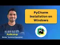 P8 - PyCharm Installation