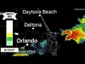 Hyperlapse 7 hrs of Melbourne Florida Tornadoes via Radar on April 20 2020