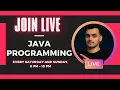 LIVE Java Full Course Java Tutorial for Beginners Recursion in Java Java Interview Question