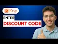 How to Enter a Discount Code on Etsy 2026 Full Guide