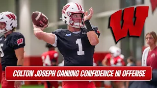 Colton Joseph Gaining Confidence in Wisconsin Offense