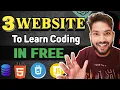 Free And Fast Learn Coding 3 Websites to Learn Coding CodeDynamo2456
