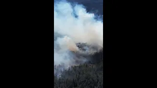 Gusty Winds Fuel Fires In Hurricane-Hit North Carolina