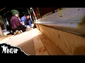 Cleaning Milling Old Reclaimed Barn Wood For Skoolie Floor Installation Part 2