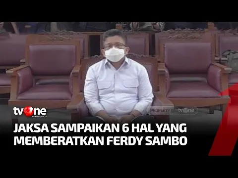 JPU Tuntut Ferdy Sambo Seumur Hidup dengan 6 Hal yang Memberatkan