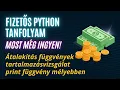 Python programozas tanfolyam - alapok