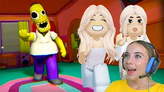ПОБЕГ ИЗ ДОМА ГОМЕРА в ROBLOX! С АЛЁНОЙ