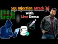 How Hackers Bypass Logins with SQL Injection - Live Demo