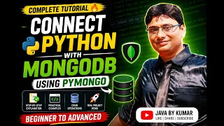 Connect Python with MongoDB Using PyMongo Complete Beginner Tutorial Part-1