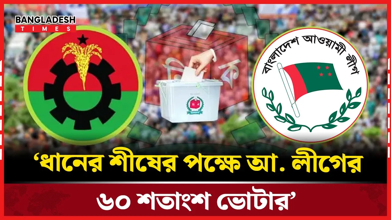 নির্বাচনী জরিপে কোন দলের সমর্থন কত?