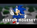 Sonic Custom Moveset in TSB Made with Skill Builder
