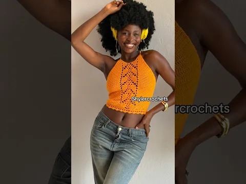 Pineapple crochet top #shylercrochets #crochet #crochetclothing #fashion #handmade