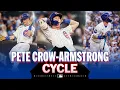 Pete Crow-Armstrong HITS FOR THE CYCLE Home run Triple Double Single MLB Highlights