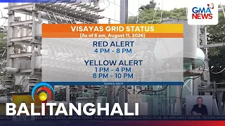 Visayas grid status as of 8 AM August 11 2026 Balitanghali