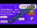NPTEL Programming Data Structures and Algorithms Using Python Week 6 Quiz answer with coding proof