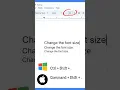 How to Increase Decrease Font Size in Google Docs II Google Docs Shortcuts II Shortcuts