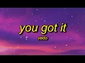 Download Lagu VEDO - You Got It (Lyrics) | it's time to boss up fix your credit girl get at it