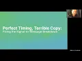 Perfect Timing Terrible Copy Fixing the Signal-to-Message Breakdown webinar