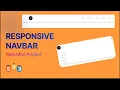 Responsive Navigation Bar Website using HTML CSS JS Full Tutorial with Source Code