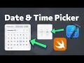 How to create a Date Time Picker in Xcode SwiftUI iOS