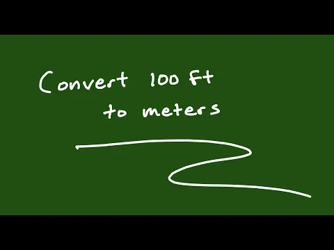 Download MP3 Unit Conversion #2: 100ft to Meters