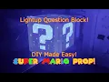 Super Mario Props Question Block Cube Lightup Decoration for Trunk or Treat and Parties