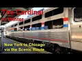 The Cardinal in Winter New York to Chicago by Train in an Amtrak Baggage Dorm Roomette