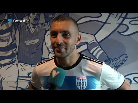 Reactie Bram van Polen na de oefenwedstrijd van PEC Zwolle tegen FC Groningen