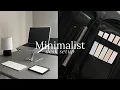 Minimalist Desk Setup Simple Portable