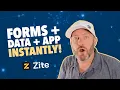Build an App in 60 Seconds Zite Databases Change Everything