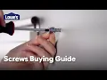 Screws Buying Guide