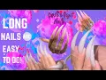 Easy Long nail tutorial