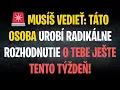 Download Lagu 🚨 MUSÍŠ VEDIEŤ: TÁTO OSOBA UROBÍ RADIKÁLNE ROZHODNUTIE O TEBE JEŠTE TENTO TÝŽDEŇ!