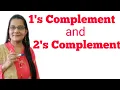 1s Complement and 2s Complement 1s Complement Subtraction