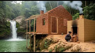 7 Days Of Bushcraft Brick Kiln Building From Building To Cooking In The Wild 