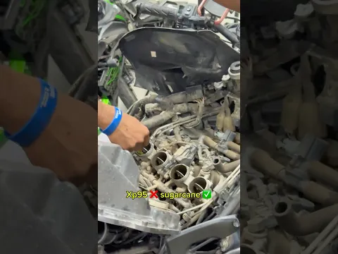 Z900 engine damage, ethanol petrol ⛽️ #lekigoswami #exhoust #ethanol
