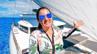 SAILING CATAMARAN IN THE GRENADINES | Weekly Travel Vlog