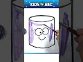 How to Draw a cylinder For Kids And Toddlers